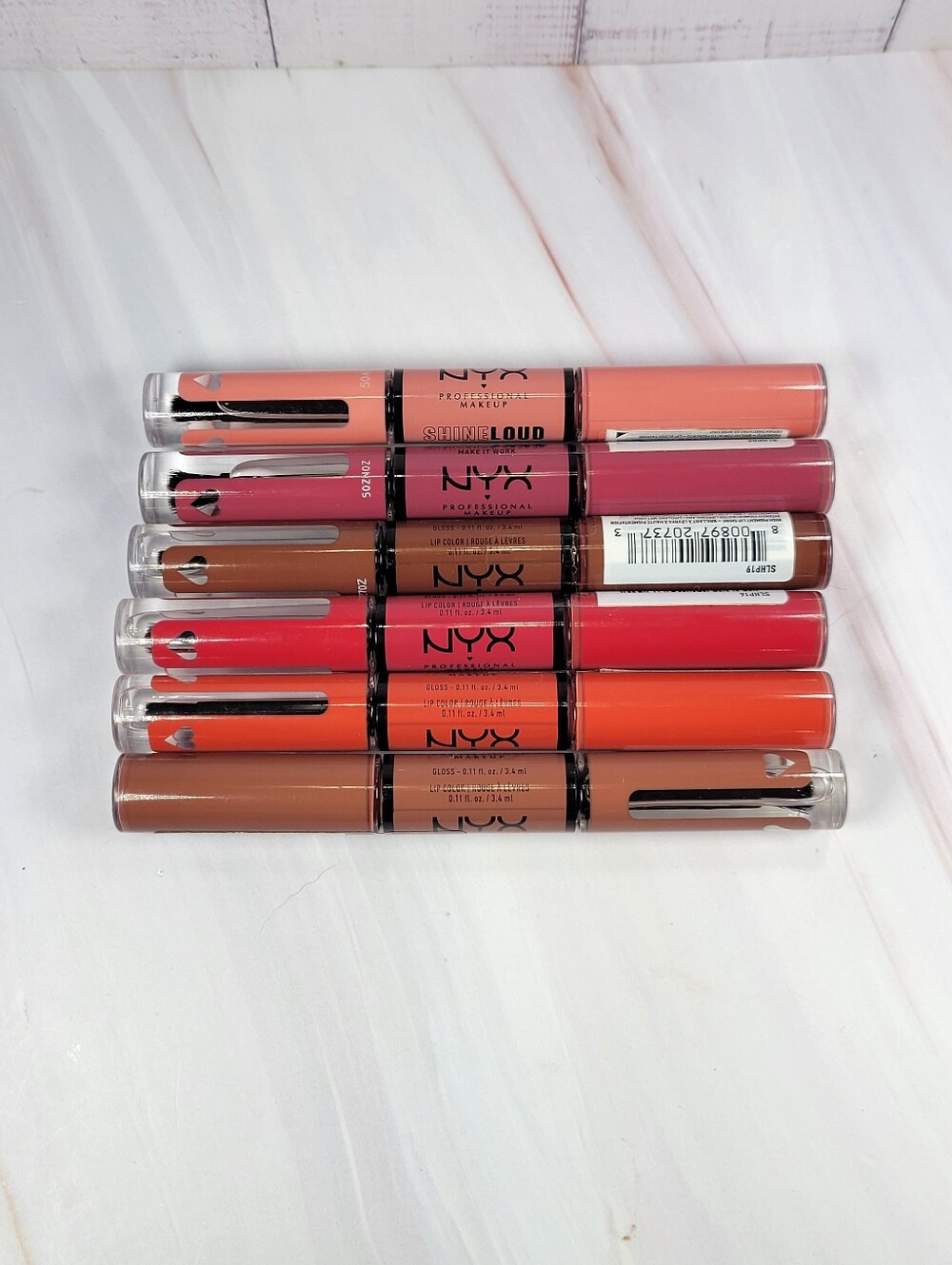 NYX Shine Loud High Shine Long-Lasting Liquid Lipstick Bundle NEW!